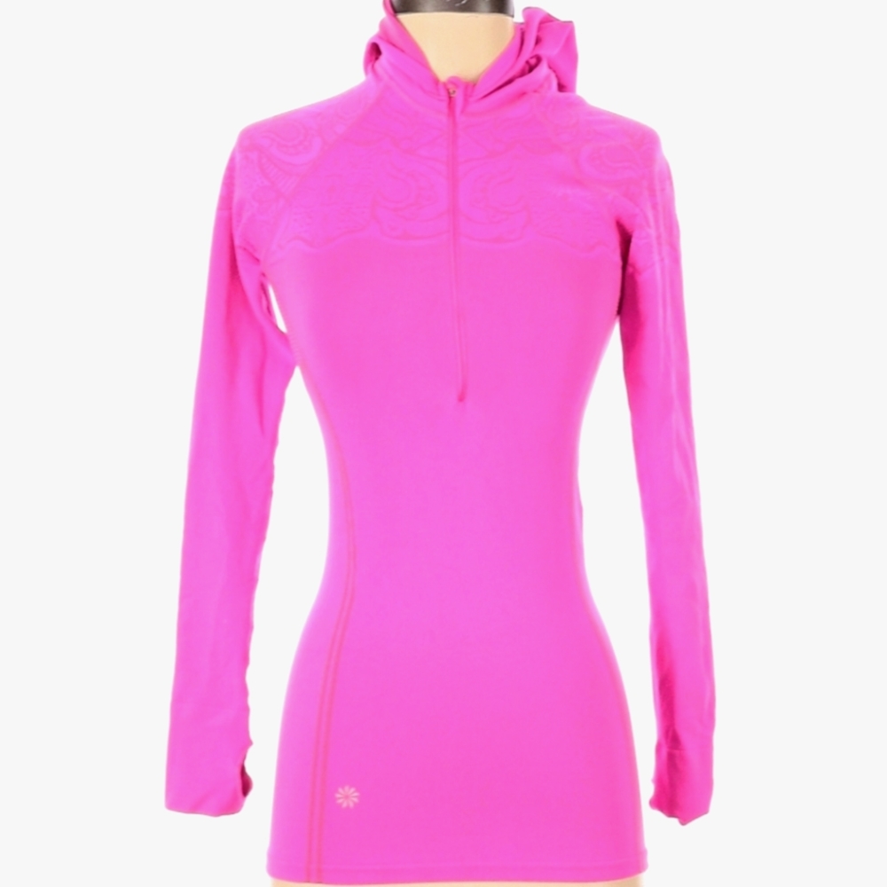 Athleta Pink Sweater Lightweight Jacket